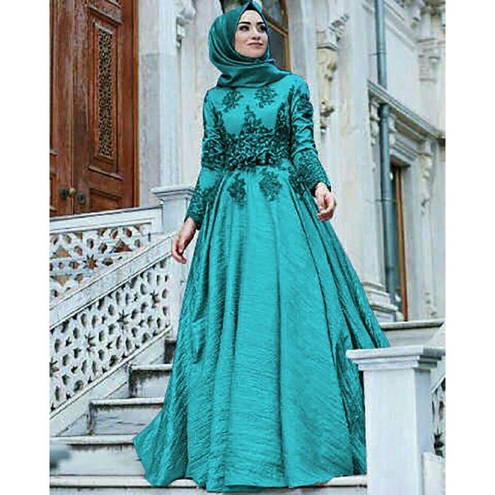 MAXI BRUKAT NABIA TOSCA VELVET MURAH BAJUGROSIRCEWEK Busana Muslim WANITA