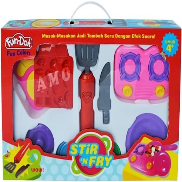 FUN DOUGH KITCHEN SET STRIL N FRY - MAINAN LILIN