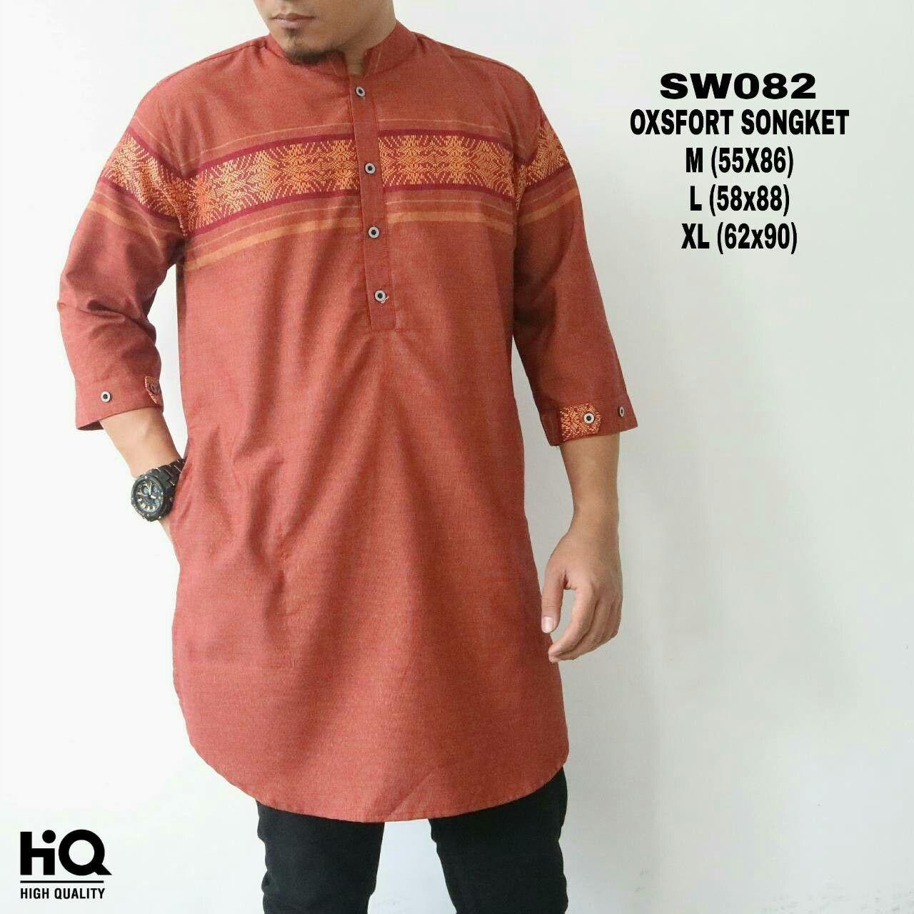 kemeja muslim / qurta songket / kurta pakistan / gamis pria / koko ikhwan