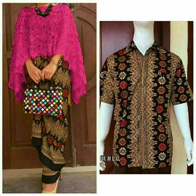 Cp Capebatik Fanta Bhn Cape Brukat Ld190 Pj55+Rok Kainlilit Bhn Batik Prada Motif Asli+Ring+Kmj Cowo