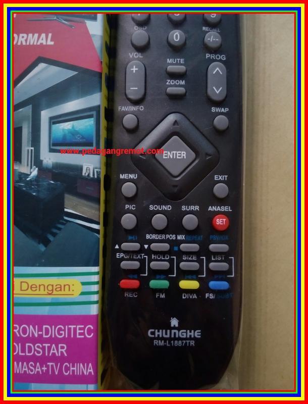 Remot Remote Tv Tabung Lcd Led Polytron Multi Universal Januari 2019 - 4 Remot Remote Tv Tabung Lcd Led Polytron Multi Universal - 4