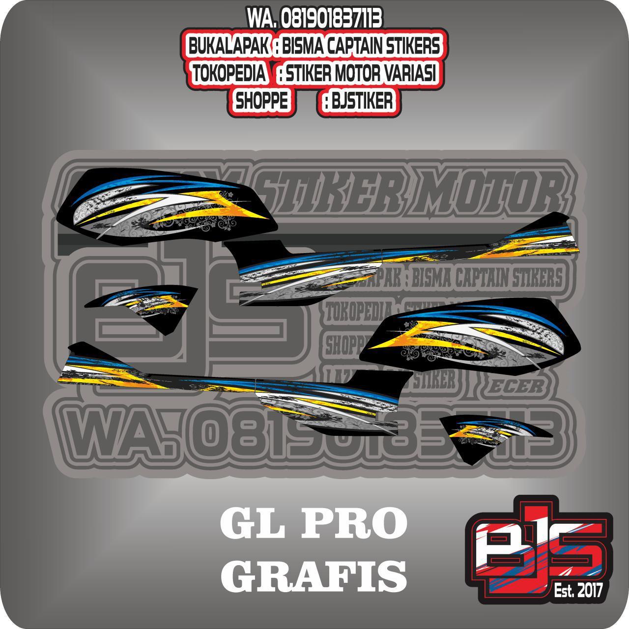 Features Stiker Striping List Motor Gl Pro 2004 Dan Harga Terbaru
