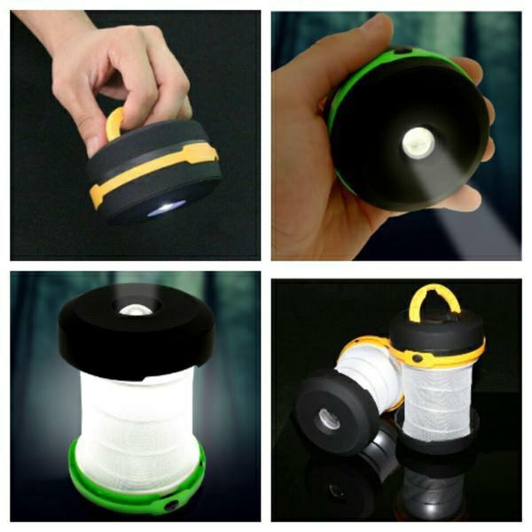 Super Murah! Flashlight Lantern/Lampu Tenda Lipat Terbatas!