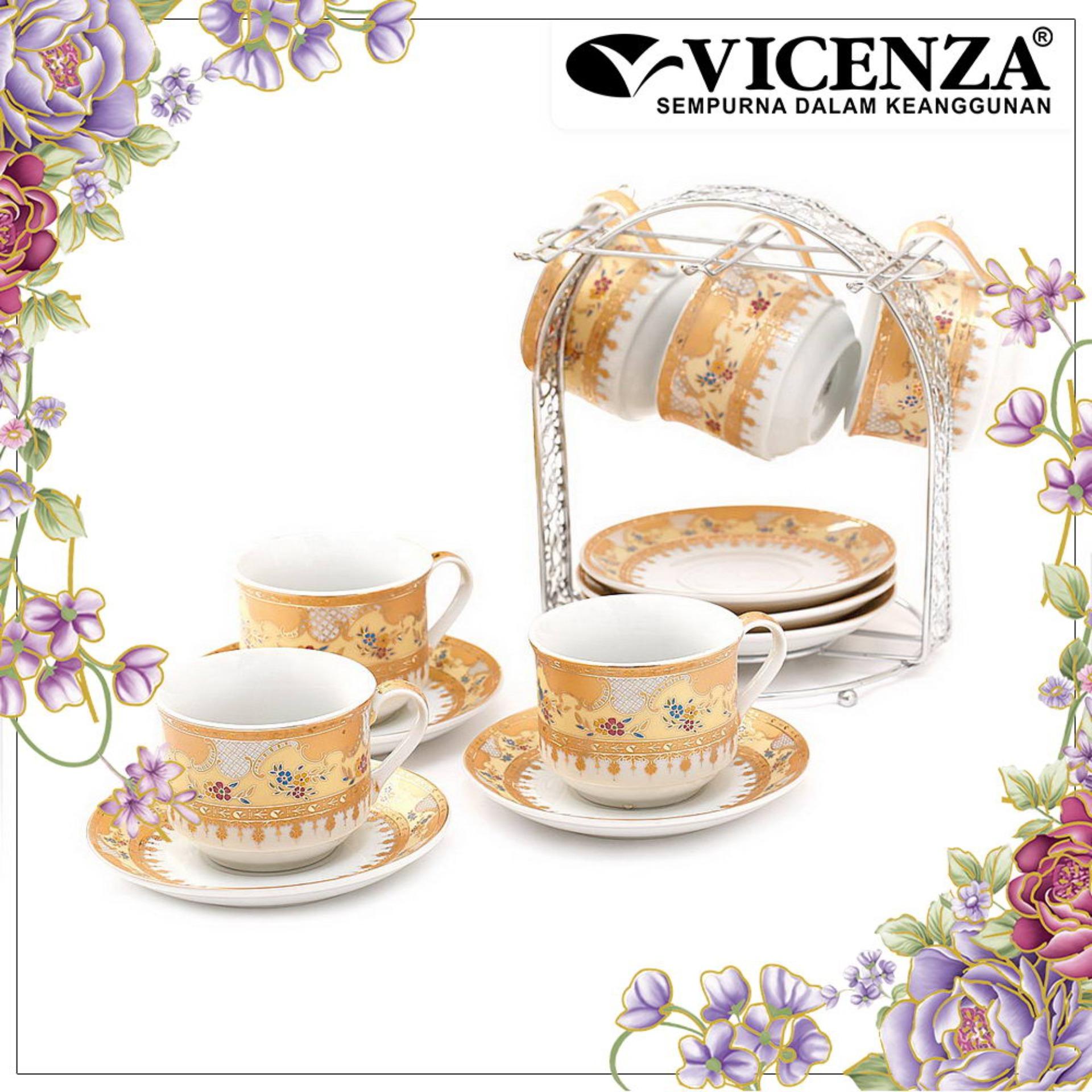 Vicenza TABLEWARE B671 Cup & Saucer Tea Set Perlengkapan Minum Teh
