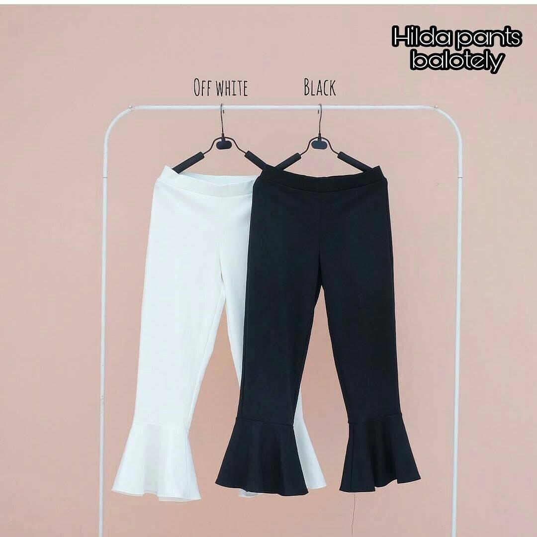 OEM Baju Original Hilda Pants Balotely Celana Panjang Cewek Kulot Wanita Muslim Joger Muslimah Murah Simple Trend 2018