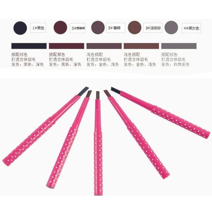 Bioaqua Rotating Eyebrow Pencil Anti Sweet Waterproof - Gray