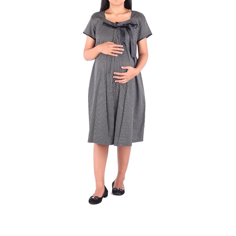 HMILL Baju Hamil Dres Hamil 1372 - Hitam