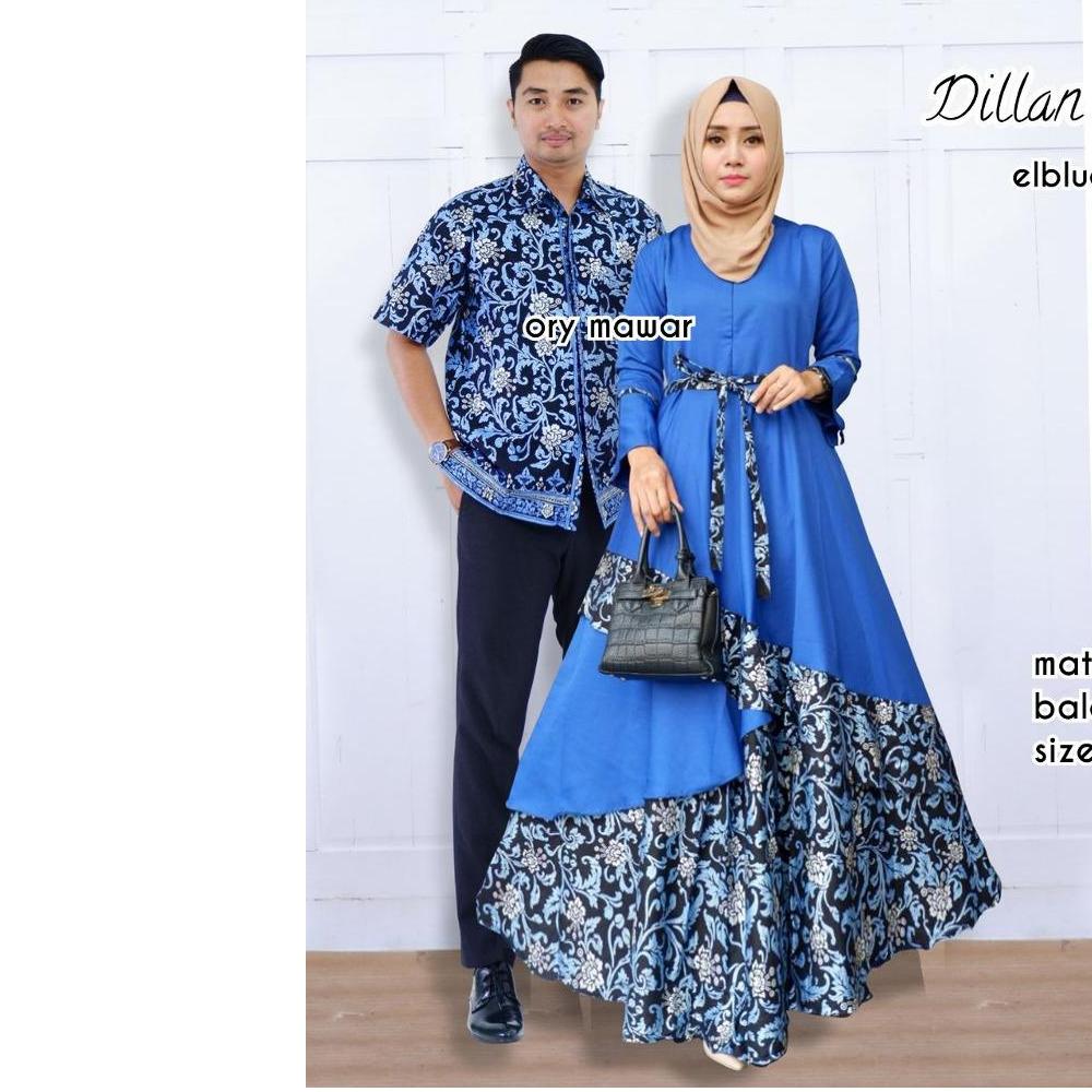 Riuisme - Couple Gamis / Baju Kondangan / Baju Batik / Sarimbit Batik 