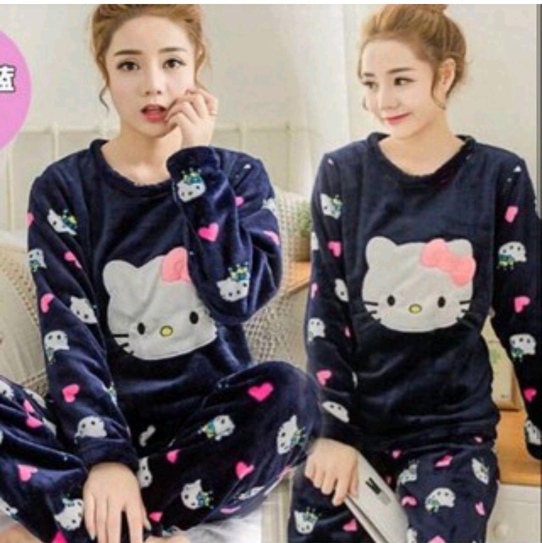 Piyama Tidur Hello Kity Navy - OTN