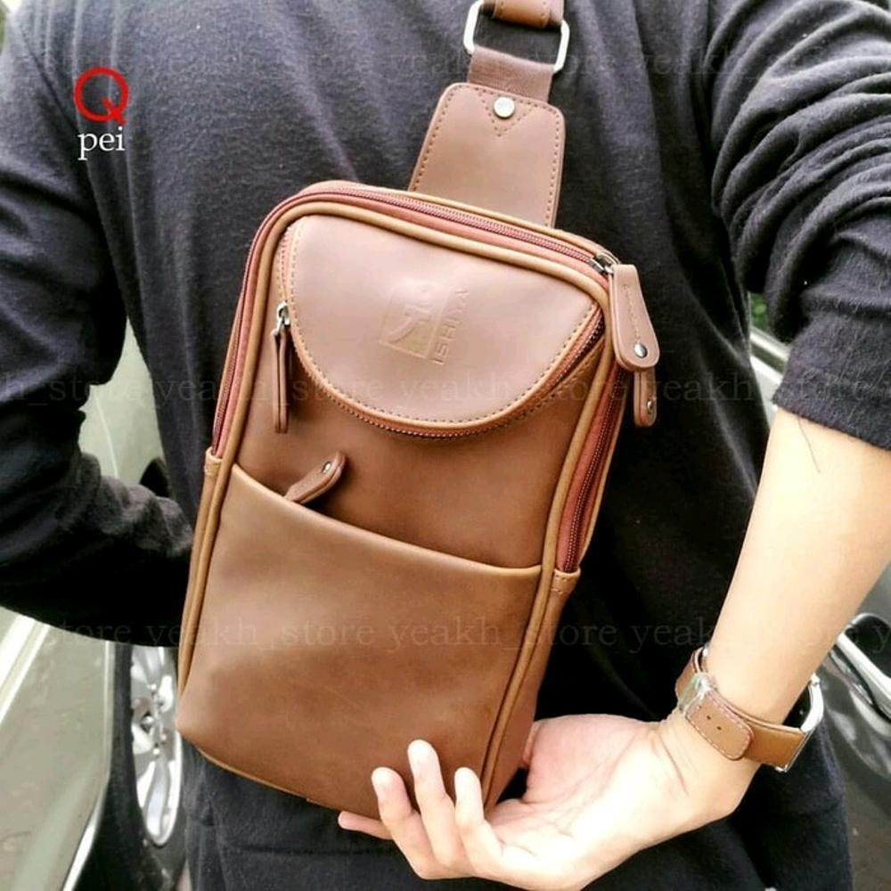 tas selempang pria - tas import murah - tas kulit kekinian - tas sekolah kuliah - tas branded wanita batam di lapak pelangi_bag bagusia08