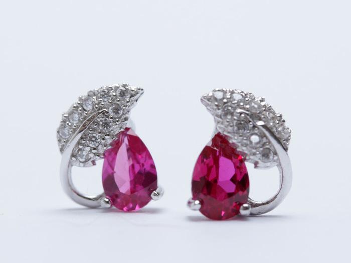 Anting Perak EMAS PUTIH ASLI KOREA - EAR 038 (Garansi 6 Bulan)