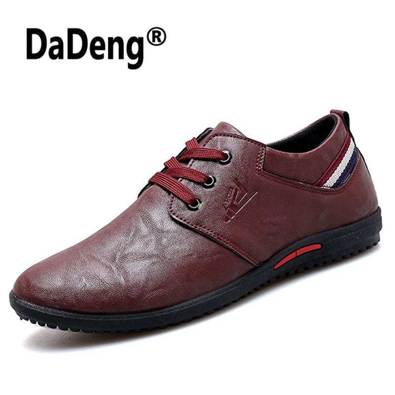 Pria Kulit Sepatu Jalanan Kasual Datar Sepatu Modis Merek Pria Loafer Sepatu-Internasional Januari 2019 - 2 Pria Kulit Sepatu Jalanan Kasual Datar Sepatu Modis Merek Pria Loafer Sepatu-Internasional - 2