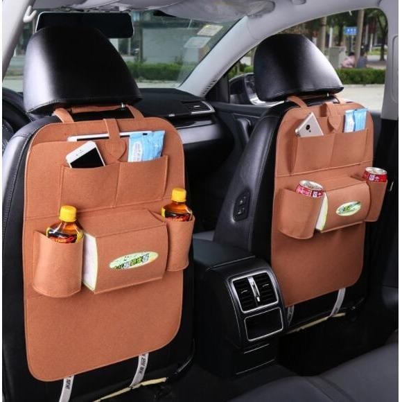 283 Car seat organizer Tas Mobil Multifungsi dipasang di belakang jok