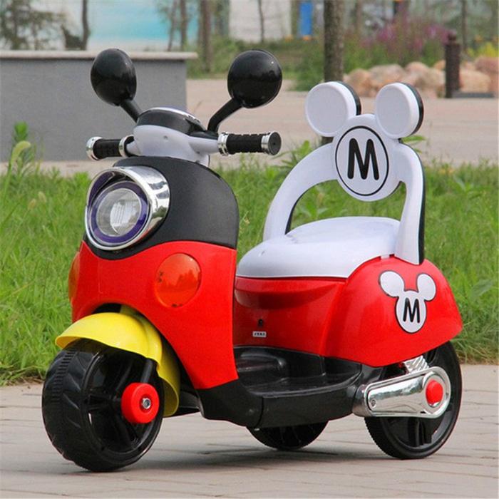 sepeda motor aki anak mickey mouse pakai remote control  / scoopy