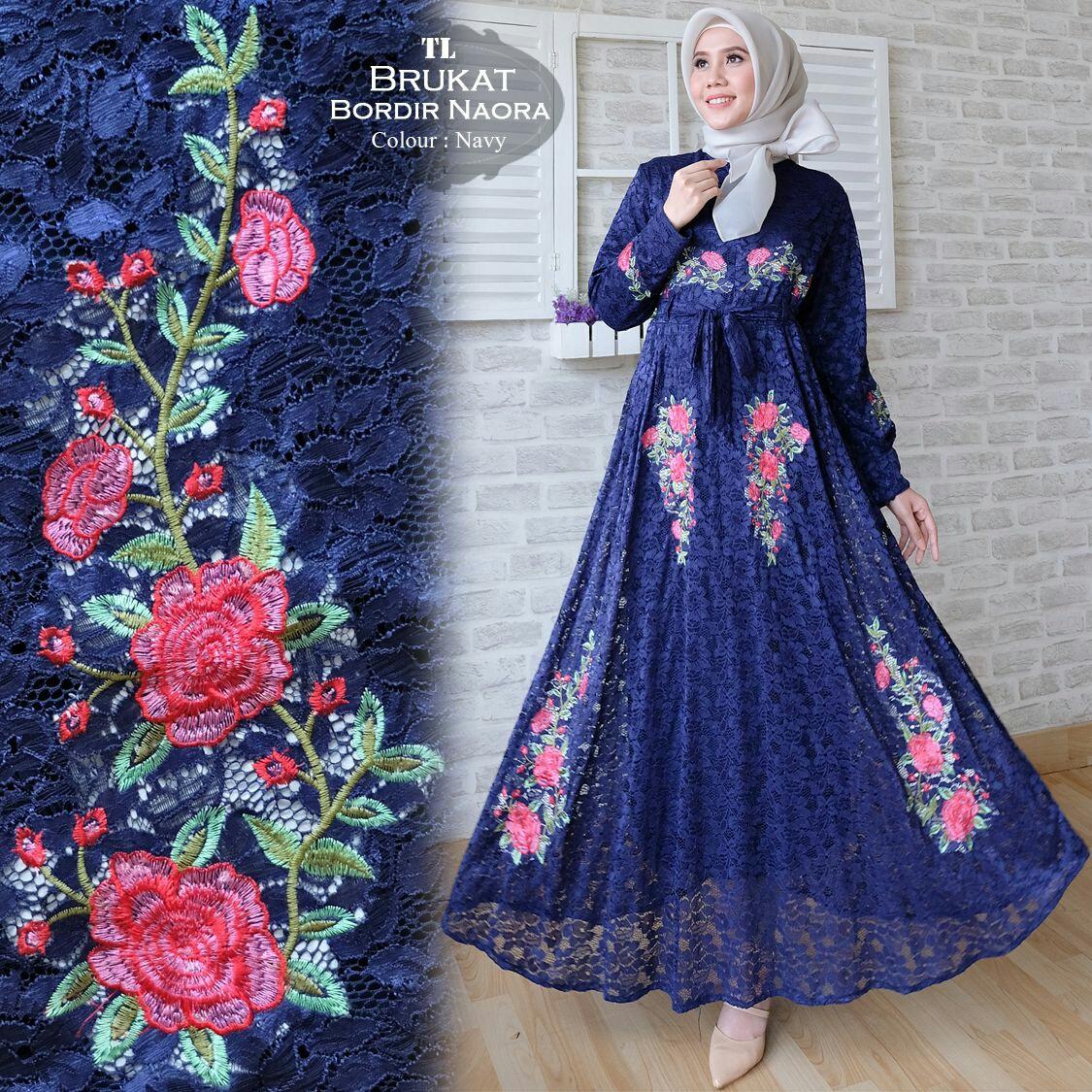 Promo Baju Gamis Hitam Busui Diskon