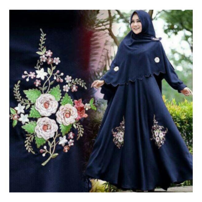 GAMIS SYARI JUMBO / GAMIS PESTA LEBARAN 2018 / BAJU MUSLIM WANITA