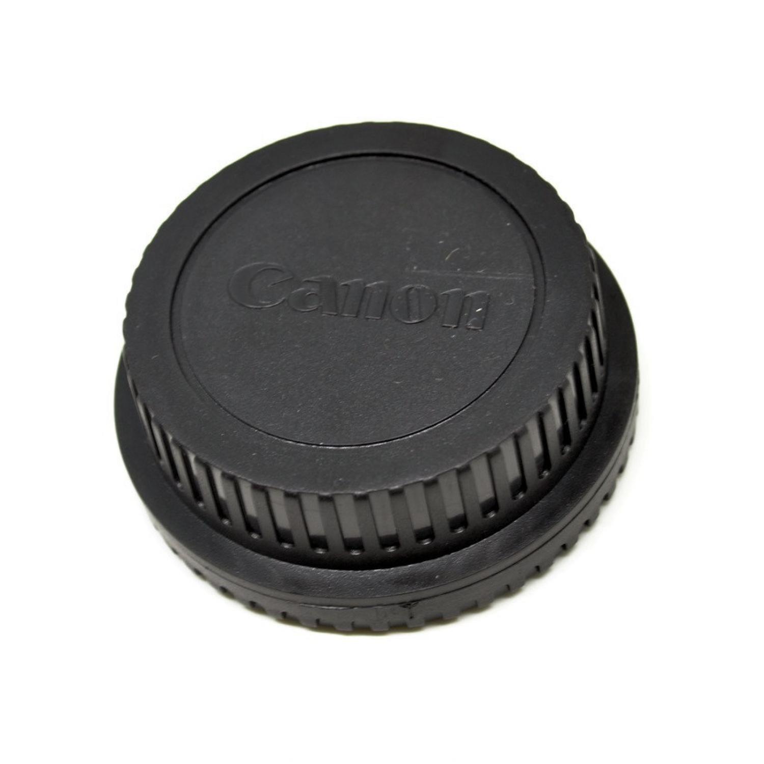 Rimas Front Cover & Rear Lens Cap For Canon (With Logo) - Black / Hitam Casing Pelindung Berkualitas
