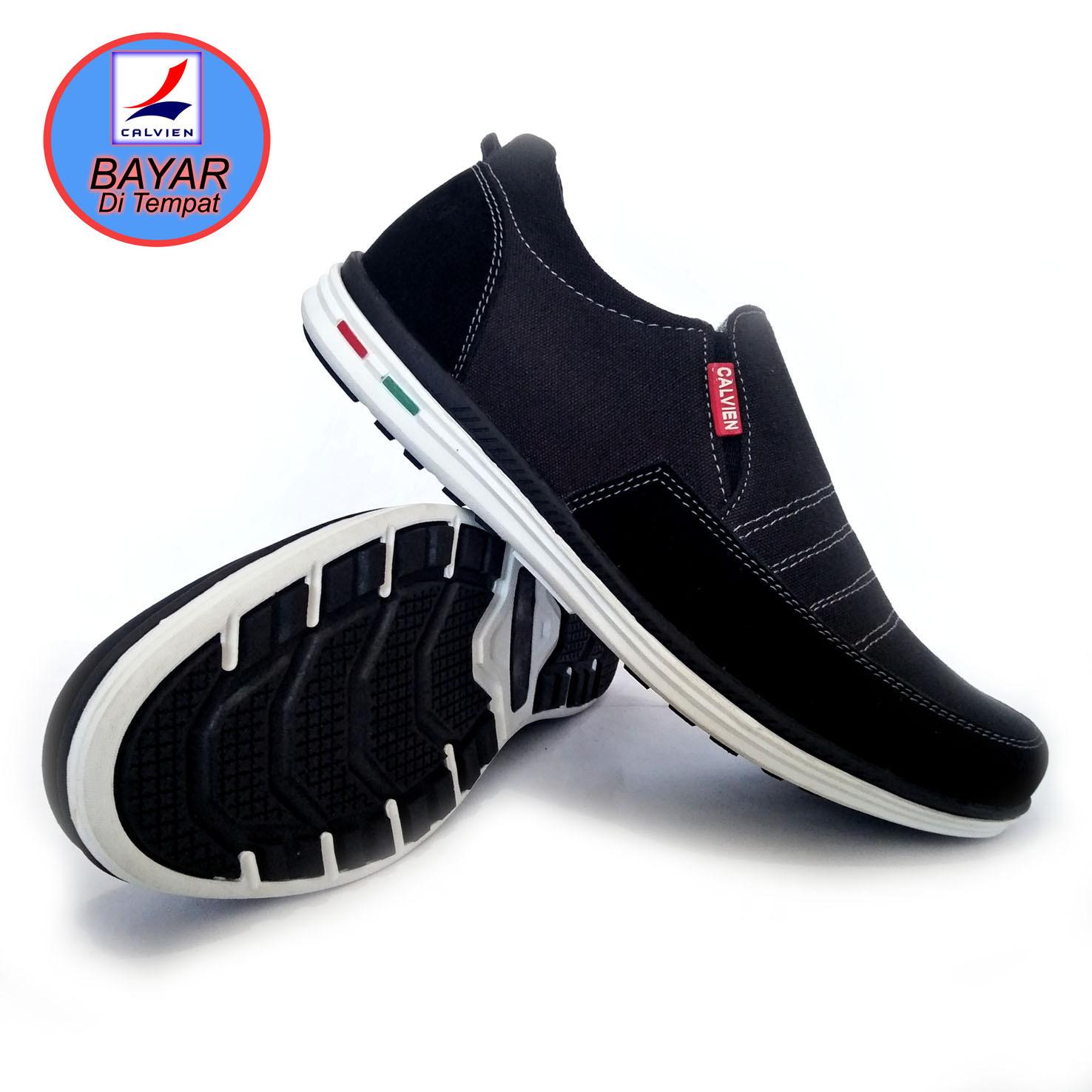 Zada Sepatu Pria Mocassin Brown Daftar Harga Terbaru dan Terupdate Calvien Sepatu Pria Casual Slip Kode CL 02