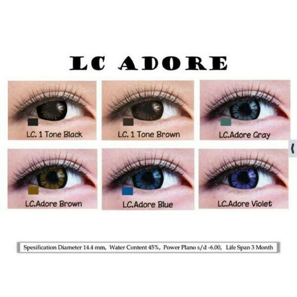 softlens living color adore 1 TONE BROWN (NORMAL)