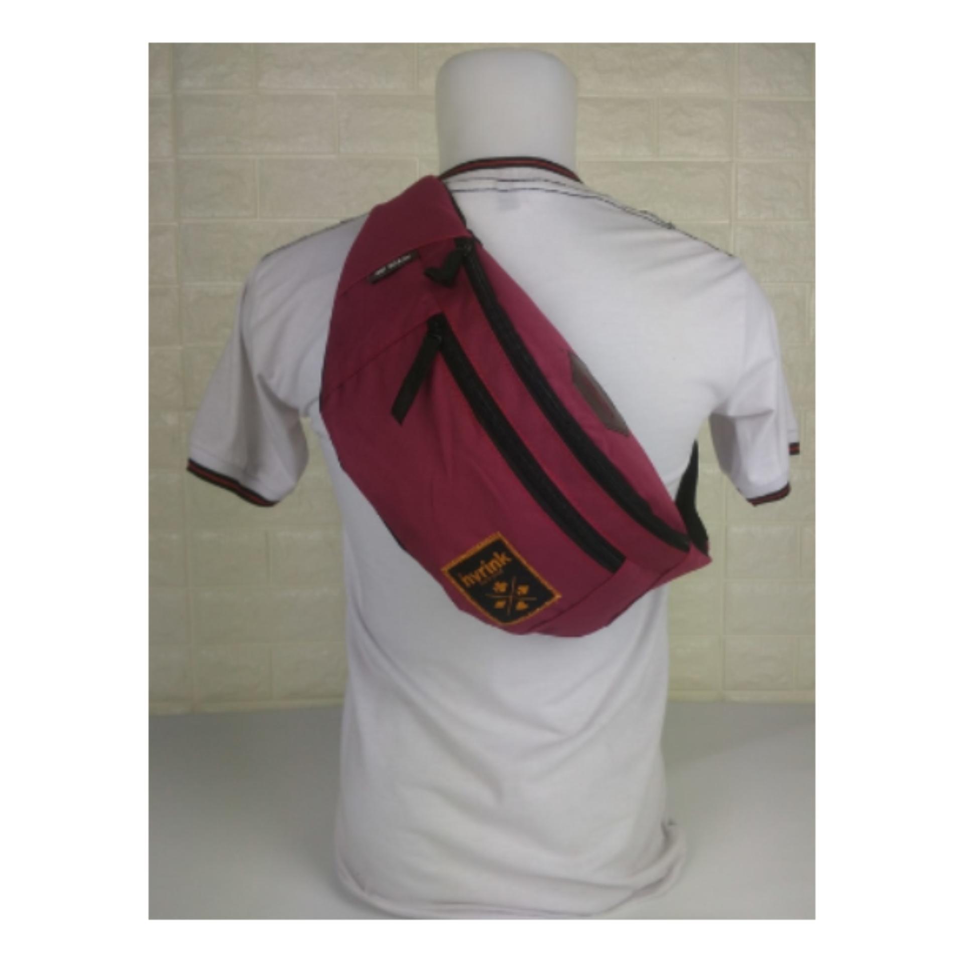tas dada/cowok/punggung/terbaru/pinggang/slempang/waistbag/pria nev ab