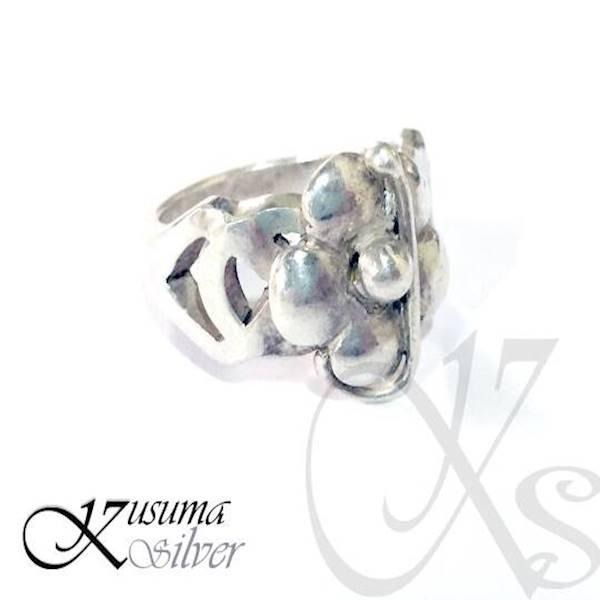 Cincin - Ring Perak - Silver Bali Motif Kembang Bunga 925