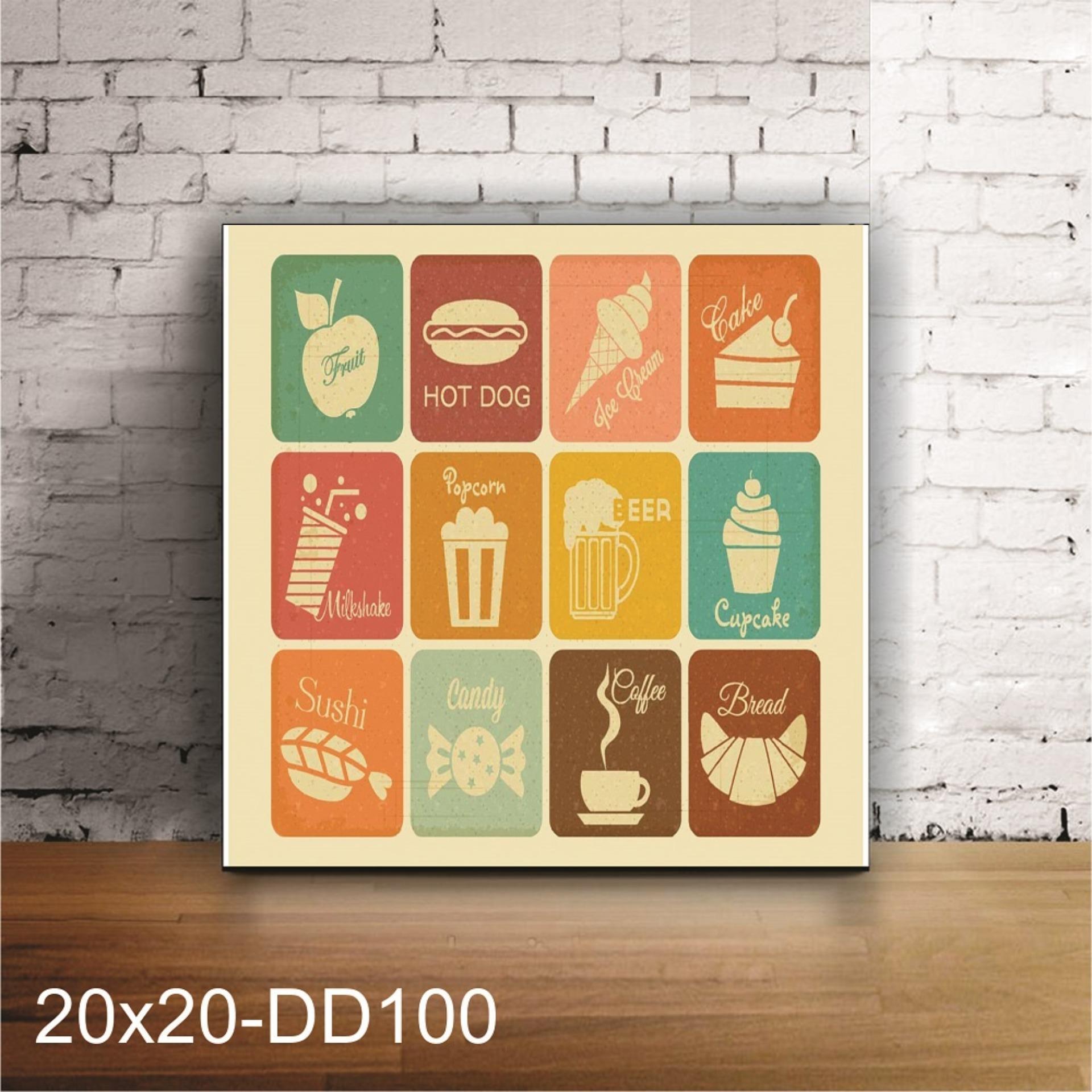 VASTY HIASAN DINDING POSTER KAYU CAFE QUOTES VINTAGE HIASAN RUMAH DEKORASI UKURAN 20 X 20 CM