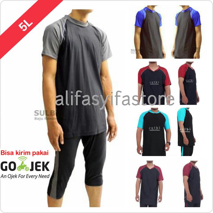 Baju Renang Pria JUMBO Dewasa Ukuran 5L (XXXXL) Sulbi SBAB-01