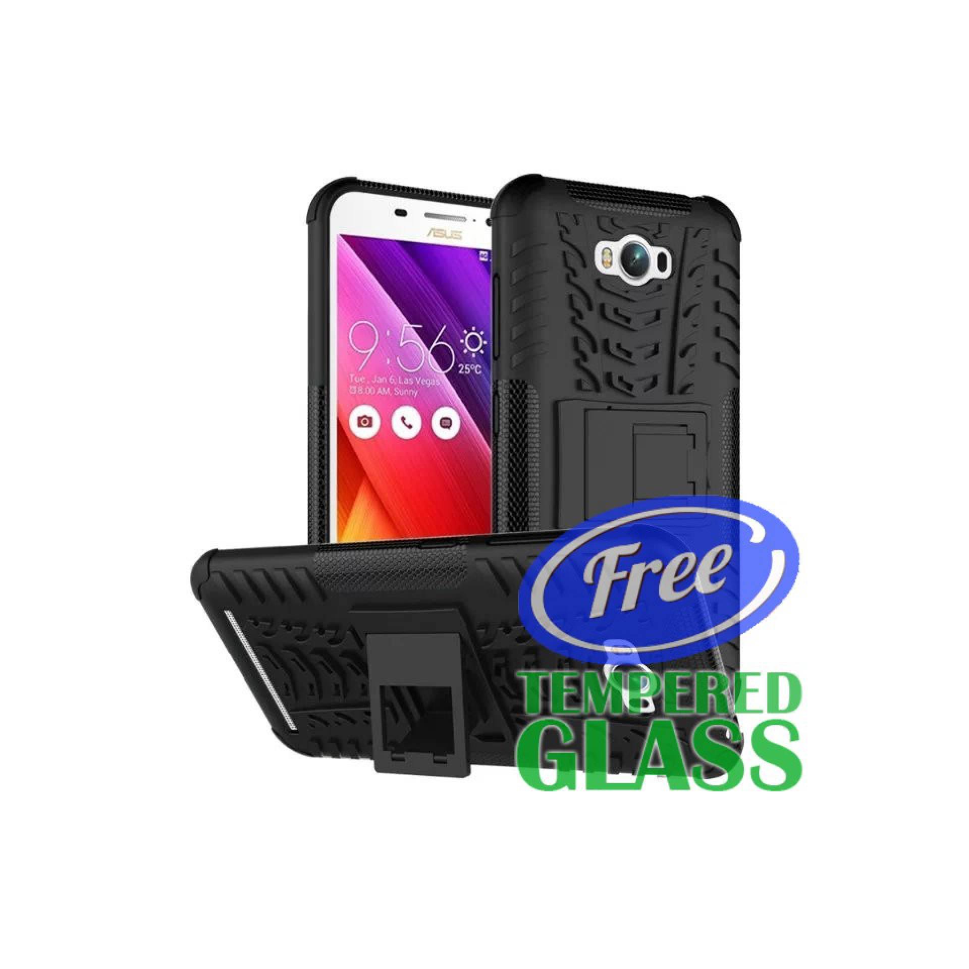 Asus Zenfone Max ZC550KL Backcase Rugged Armor Soft casing cover bagus