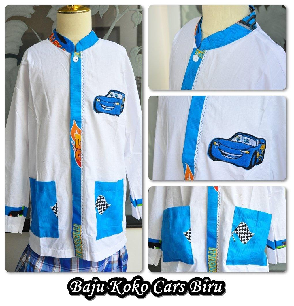 TERLARIS!!! KOKO CARS BIRU SIZE XXL mukena mewah / mukena dewasa / mukena tatuis / mukena anak / mukena bali / mukena katun jepang