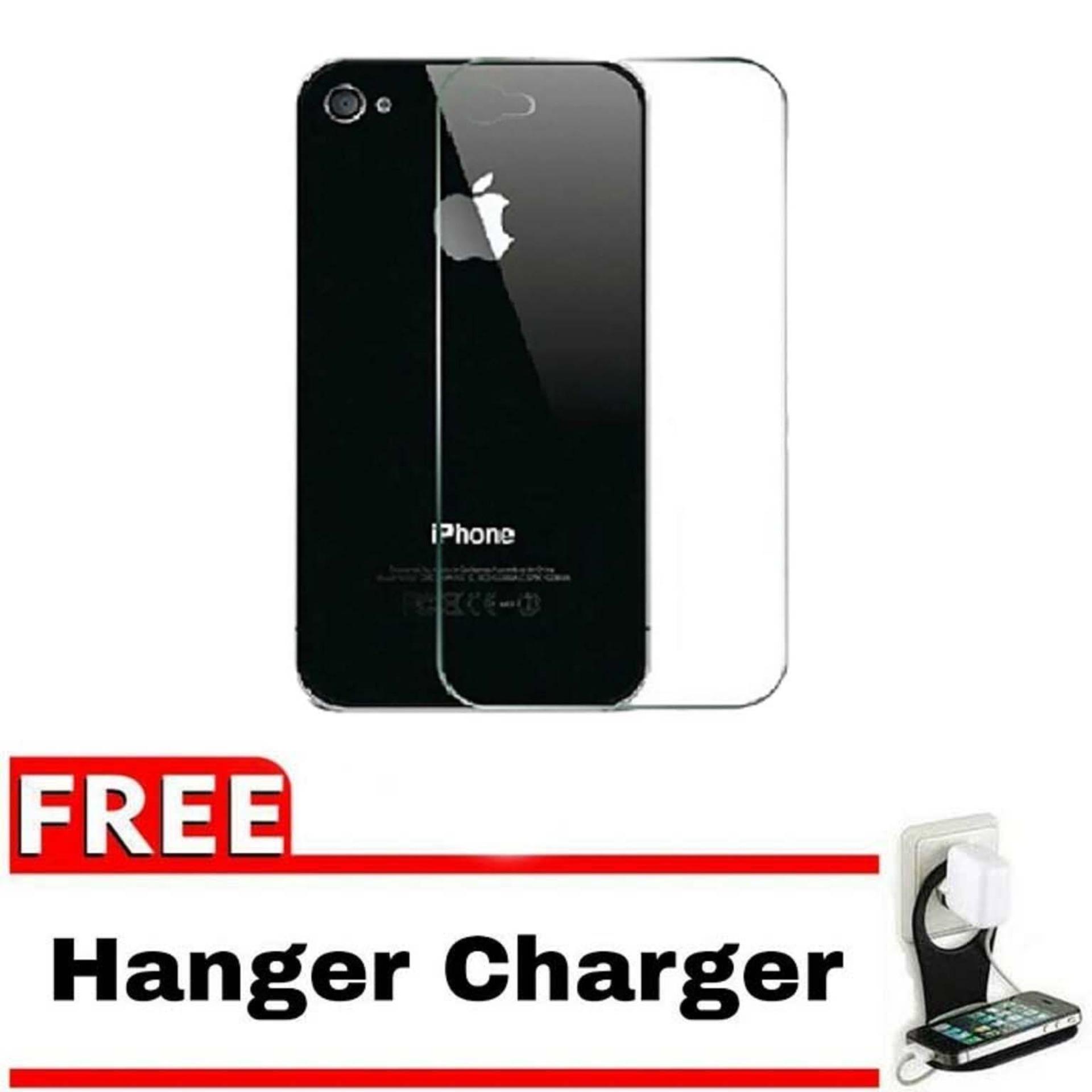 Tempered Glass For Iphone 4 4s Clear Anti Crash Iphone Depan Vn Apple iPhone 4 4S 4G Tempered Glass 9H Screen Protector 0 32mm Belakang