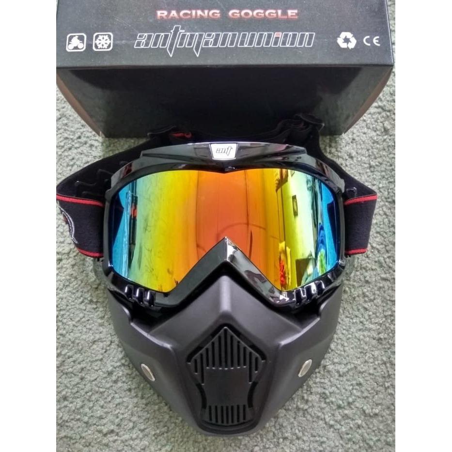 Goggle Mask Kaca Mata Cross Ant Man Pelangi WMP-0940