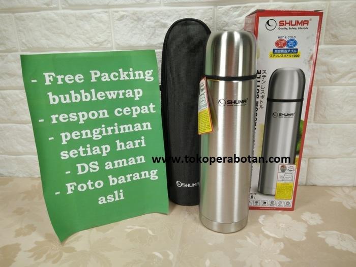 PROMO!!! Termos Stainless Shuma 1lt (1000ml) - Perak - Qhpfq4