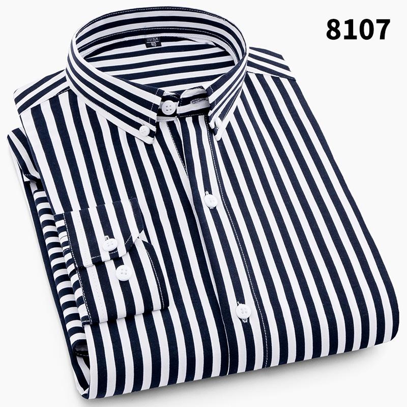2018 Musim Semi Dan Musim Gugur Model Baru Pria Casual Kemeja Lengan Panjang Bisnis Bersablon Pemuda Dan Berusia Setengah Baya Membentuk Tubuh Motif Garis Kemeja Tampan Pasang Januari 2019 - 4 2018 musim semi dan musim gugur model baru Pria casual kemeja lengan panjang bisnis bersablon pemuda dan berusia setengah baya membentuk tubuh motif garis Kemeja Tampan pasang - 4