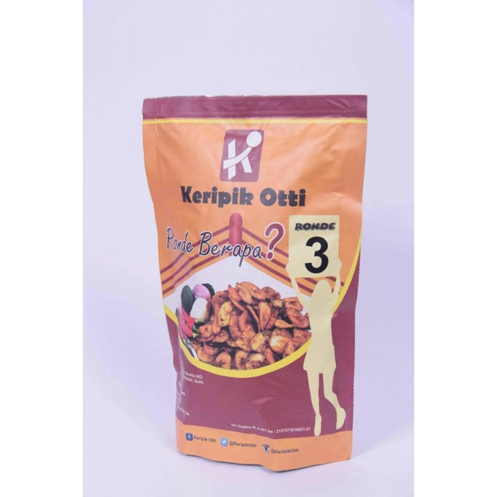 Keripik Otti Ronde 3, Keripik Pisang, Cemilan Pisang, Oleh Oleh Makassar