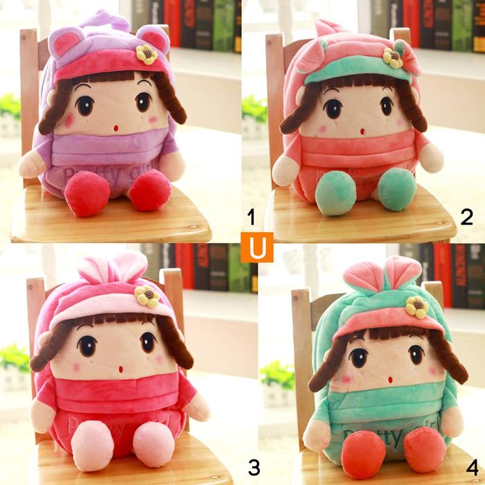 Tas Ransel Boneka Metoo Pretty angela korea lucu anak baby