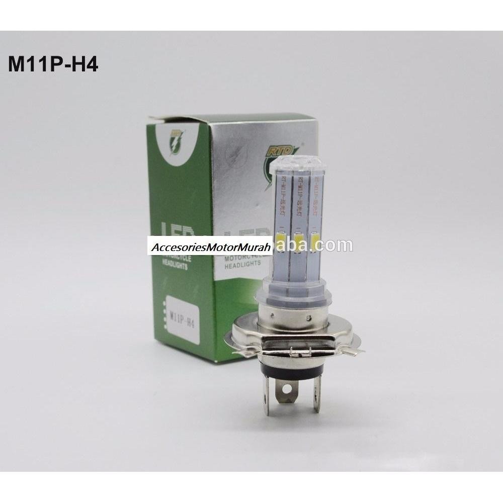 Lampu Utama Hid Led H4 Hs1 Kaki 3 Headlamp Motor