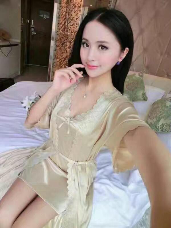 Baju Kimono Tidur Lengan Panjang Katun Satin Bajutidur Import Murah