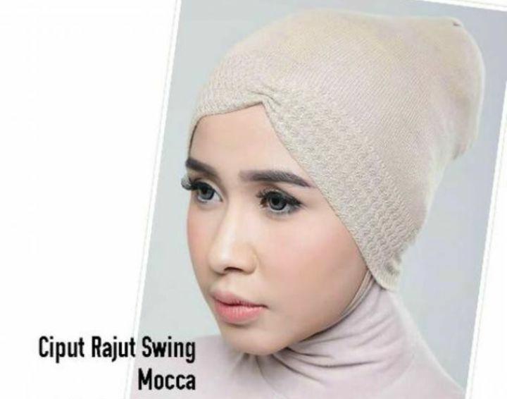 Butik Aisyah Ciput Rajut Anti Pusing Kerut dalaman Hijab, Jilbab, Kerudung, Himar
