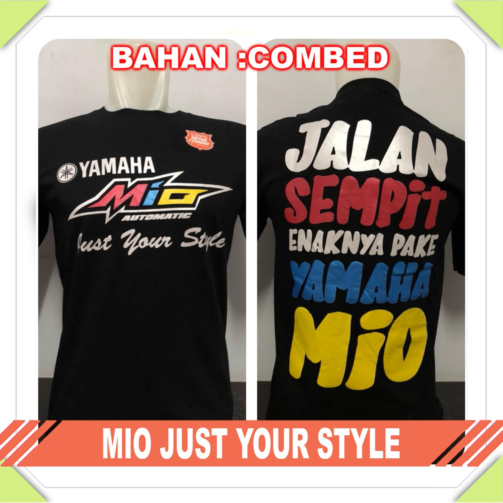 Gracestore - Kaos T-shirt Distro Premium Mio Just Your Style - Hitam