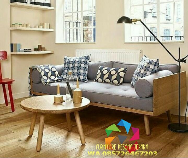 Kursi sofa jati set meja, Sofa keluarga, Sofa TV. PESONA JEPARA 81
