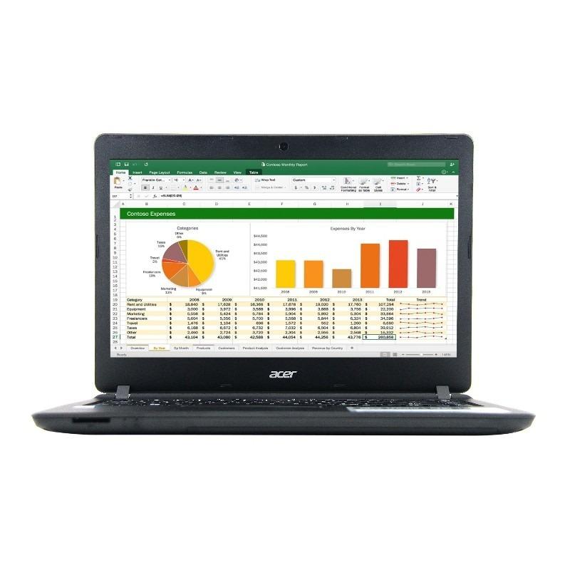 PROMO Acer Aspire ES1-432-C08S / C45N BLACK LAPTOP COCOK buat pelajar dan pekerja kantor + bonus tas laptop HARDISK 500GB (FREE ASURANSI)