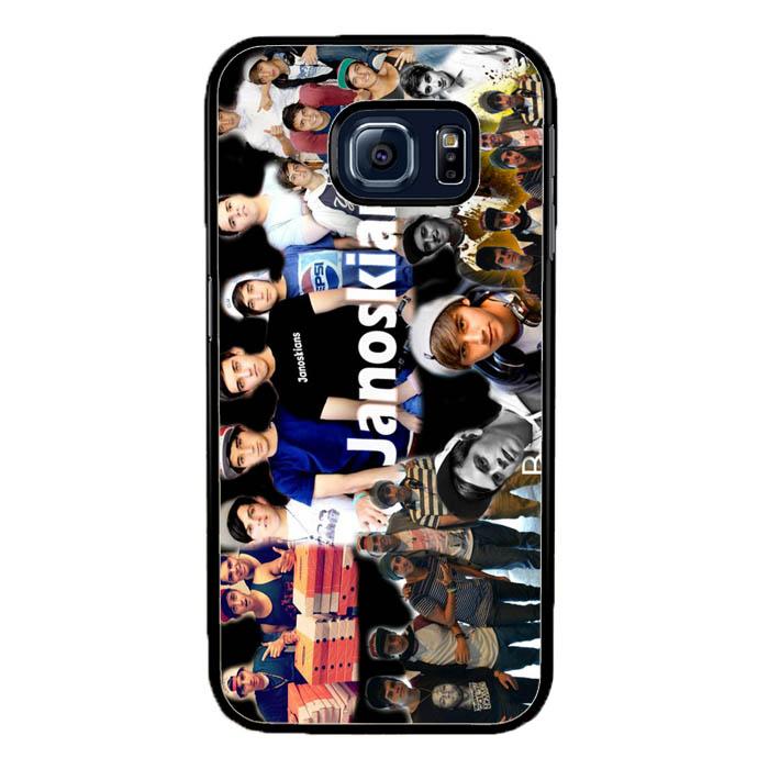 Casing Samsung Galaxy S7 Edge Motif Prankster Crew Janoskains Funny Hot Boys Youtube Stars A1492