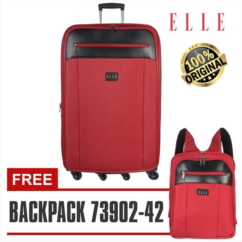 Elle TSA 7206329-42 Tas Koper Pria, Tas Koper Wanita 29 inch FREE BACKPACK unisex / Tas Ransel 14 inch