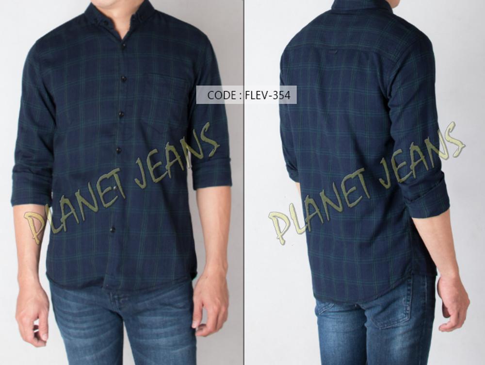 kemeja flanel pria slimfit lengan panjang dan kemeja motif kotak bahan flannel slim fit cowok flev-354 di lapak Planet Jeans planetjeans