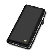 Bison Denim-Dompet Panjang / Dompet Clutch Pria Kulit Sapi (BISON 8195-1B)