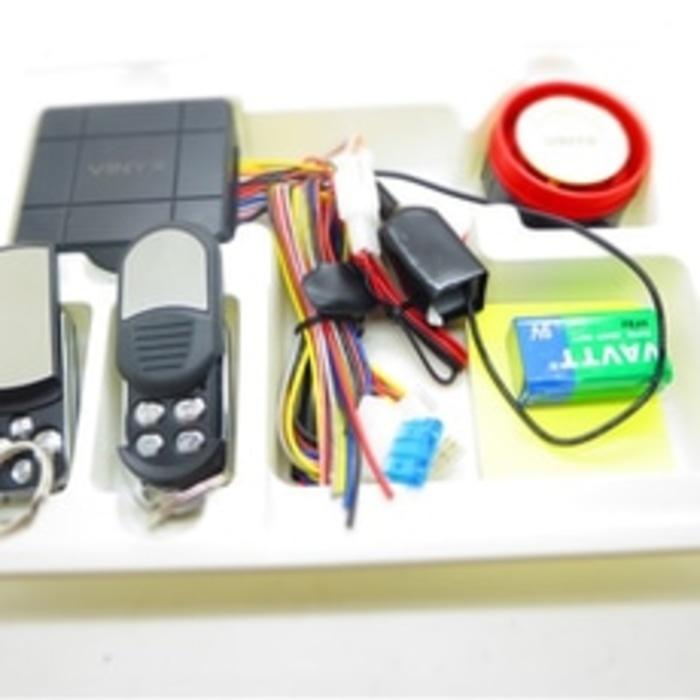 ALARM MOTOR + REMOTE Vinyx + baterai