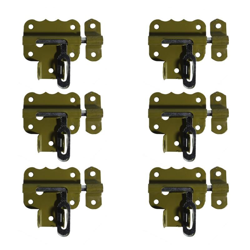 EELIC GRP-2I 6 PCS GRENDEL PINTU Terbuat Dari Bahan Metal Berkualitas Tinggi Sehingga Kuat Dan Tidak Mudah Rusak