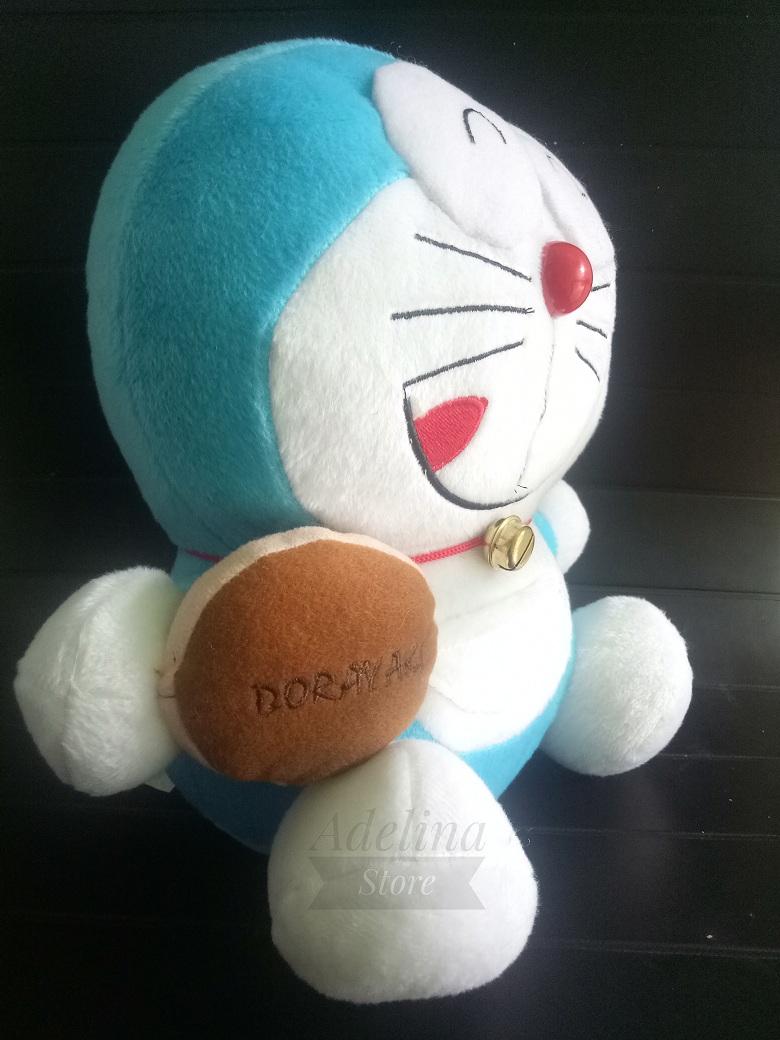 Boneka Doraemon Dorayaki High Quality - Biru // Boneka Koleksi - 2 .