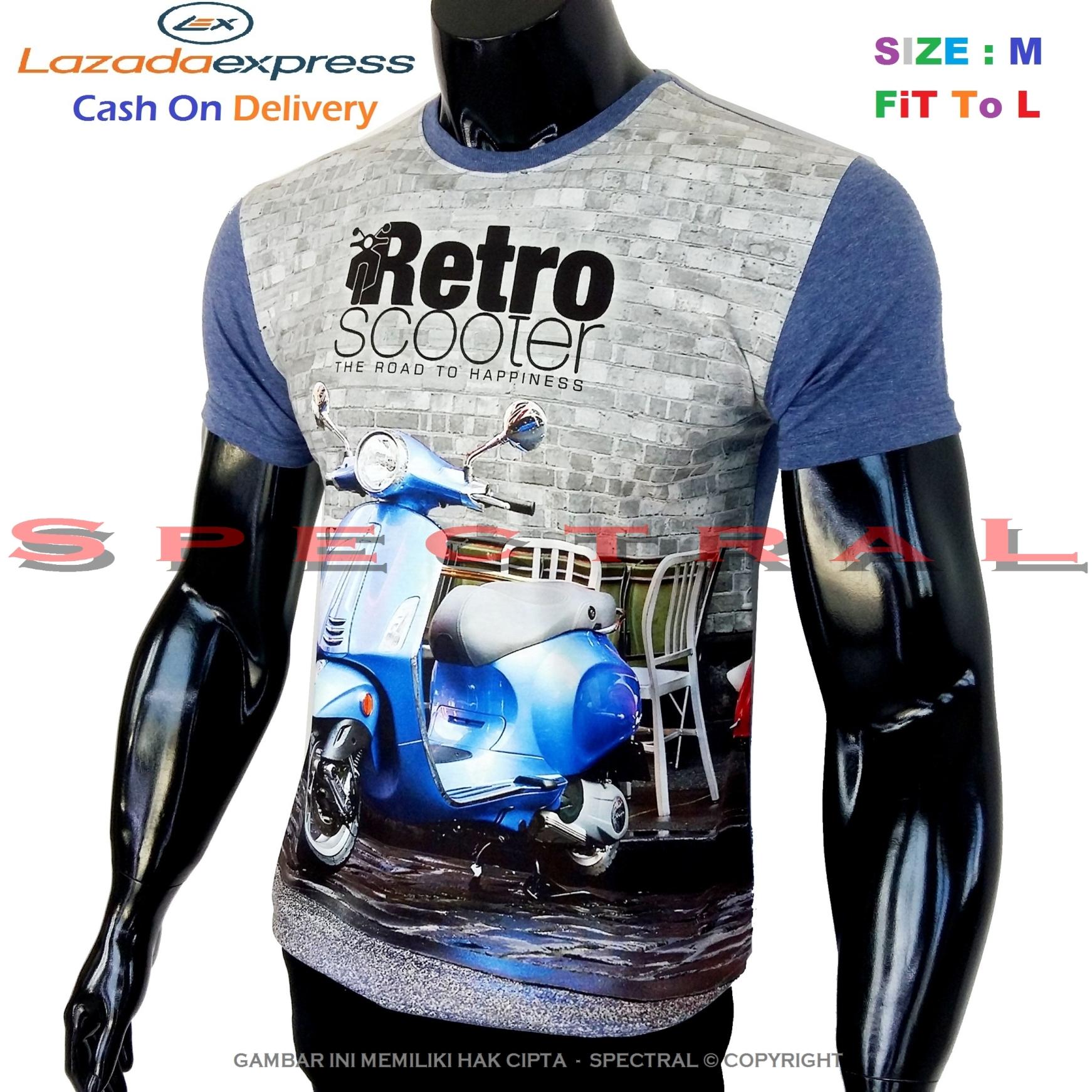 Fitur Spectral 3d Scooter Kualitas Hd Printing Size M Fit To L Soft