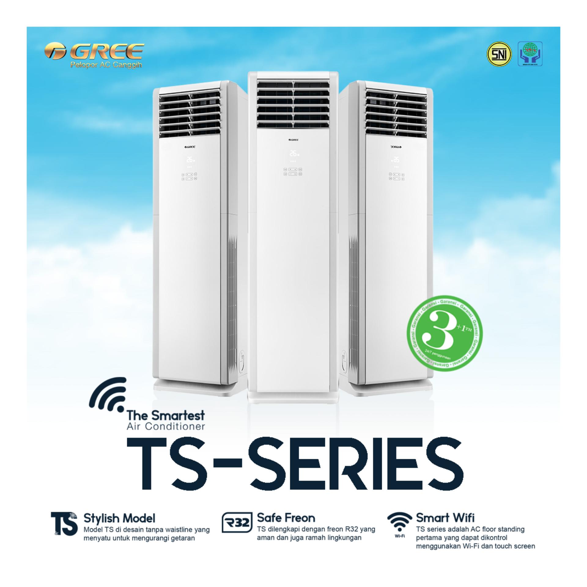 AC GREE TS-SERIES FLOOR STANDING GVC 24CDC R32 3PK